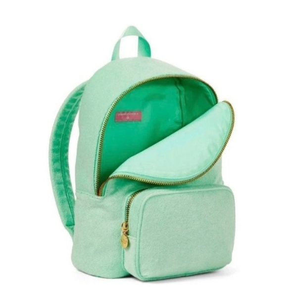 Stoney Clover Lane x Target Teal Terrycloth Backpack - Picture 4 of 5
